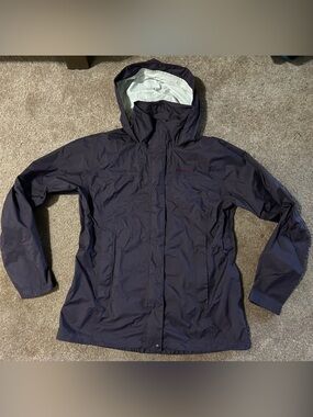 Women’s Marmot Purple Hooded Rain Jacket